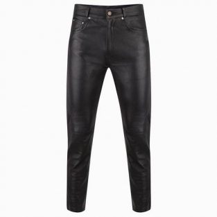 Leren Broek Schaapsleer Jeans Model