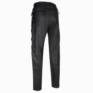 Leren Broek Met Koord Model