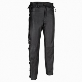 Leren Broek Met Koord Model