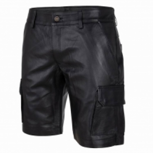 Leren Shorts  Jeans Knie Model