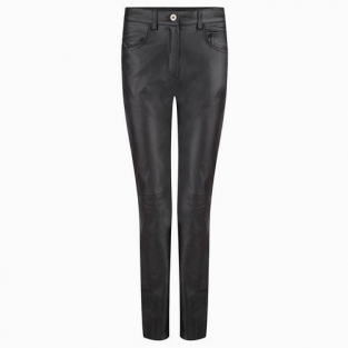 Dames Leren Broek Model Jeans