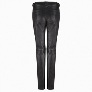 Dames Leren Broek Model Jeans