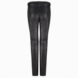 Dames Leren Broek Model Jeans